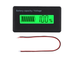 Monitor de capacidad de la batería (indicador LCD, resistente al agua)