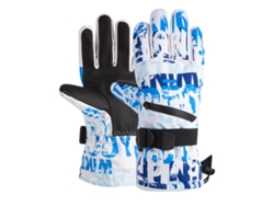 Guantes de esquí para hombre, impermeables, para nieve en invierno