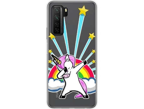 Carcasa Huawei P40 Lite 5G TUMUNDOSMARTPHONE Dibujos Transparente Multicolor
