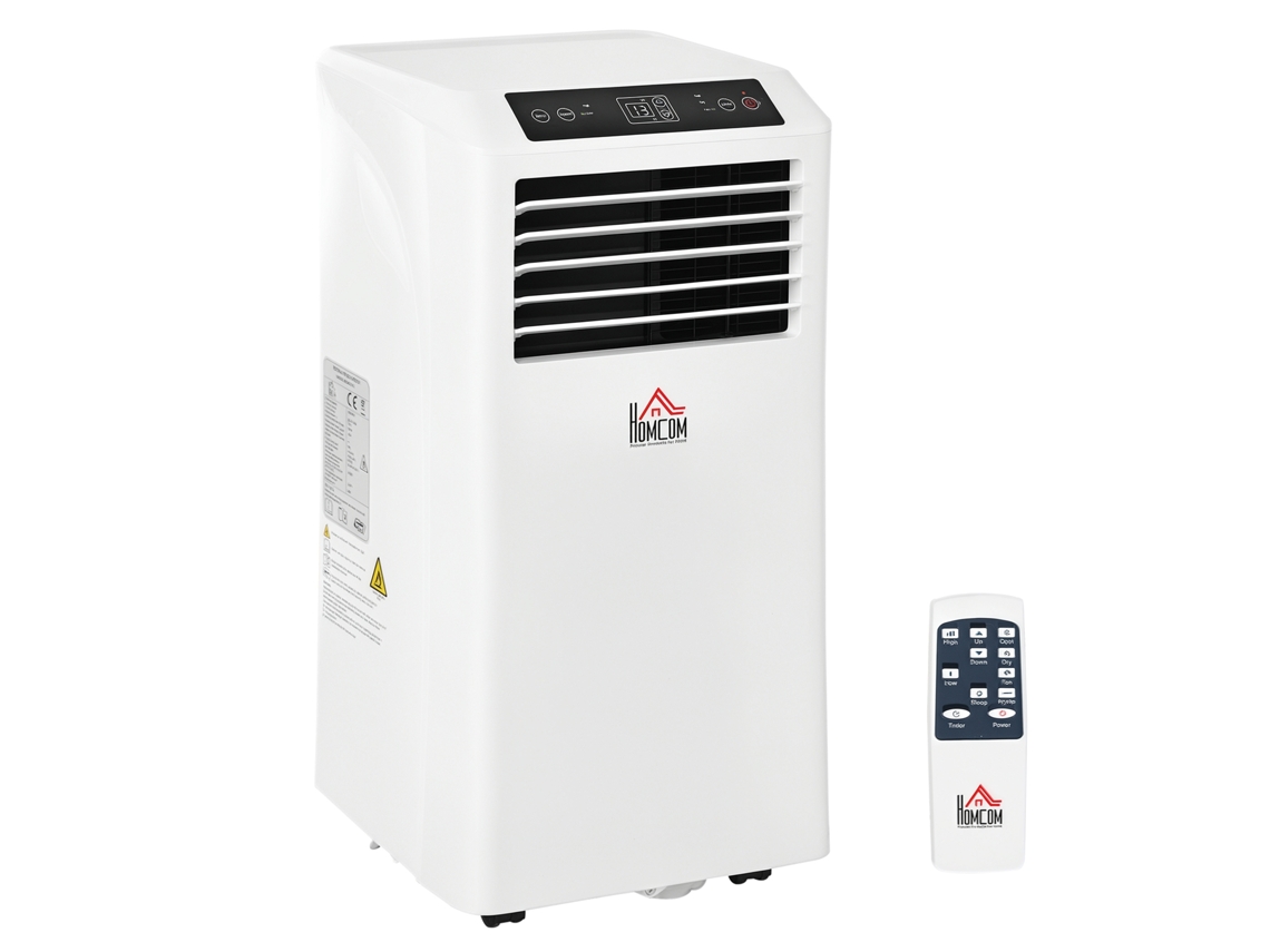 Aire Acondicionado Portátil 3 En 1, 9000 Btu, Temporizador 24h, Abs, Blanco