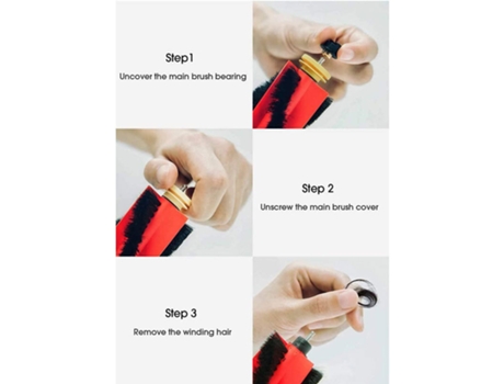 Para Xiaomi Roborock S6 Masv S5 Max S50 S51 S55 S60 S5Max cepillo de rodillo principal desmontable accesorios para aspiradoras piezas