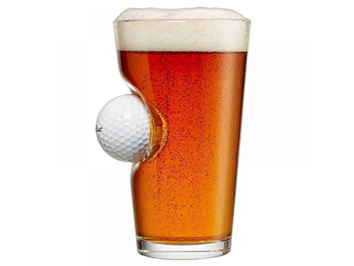 Taza De Cerveza Golf Para Día Del Padre Vasos De Cerveza Para Hombres Con Pelota De Golf Incrustada