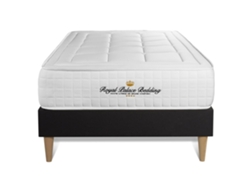 Canapé de Matrimonio Balmoral Memória Altura ROYAL PALACE BEDDING Espuma con memoria Negro (90x190)