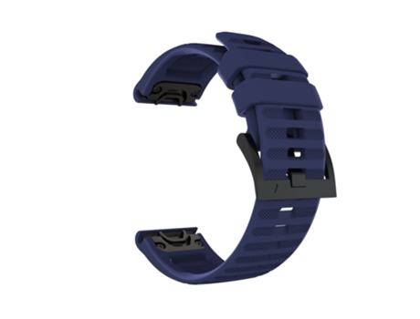 Correa de Silicona ajustable para Garmin Fenix 7/6 Sapphire GPS/6 Pro GPS/6 GPS/5 Plus/5 - azul oscuro