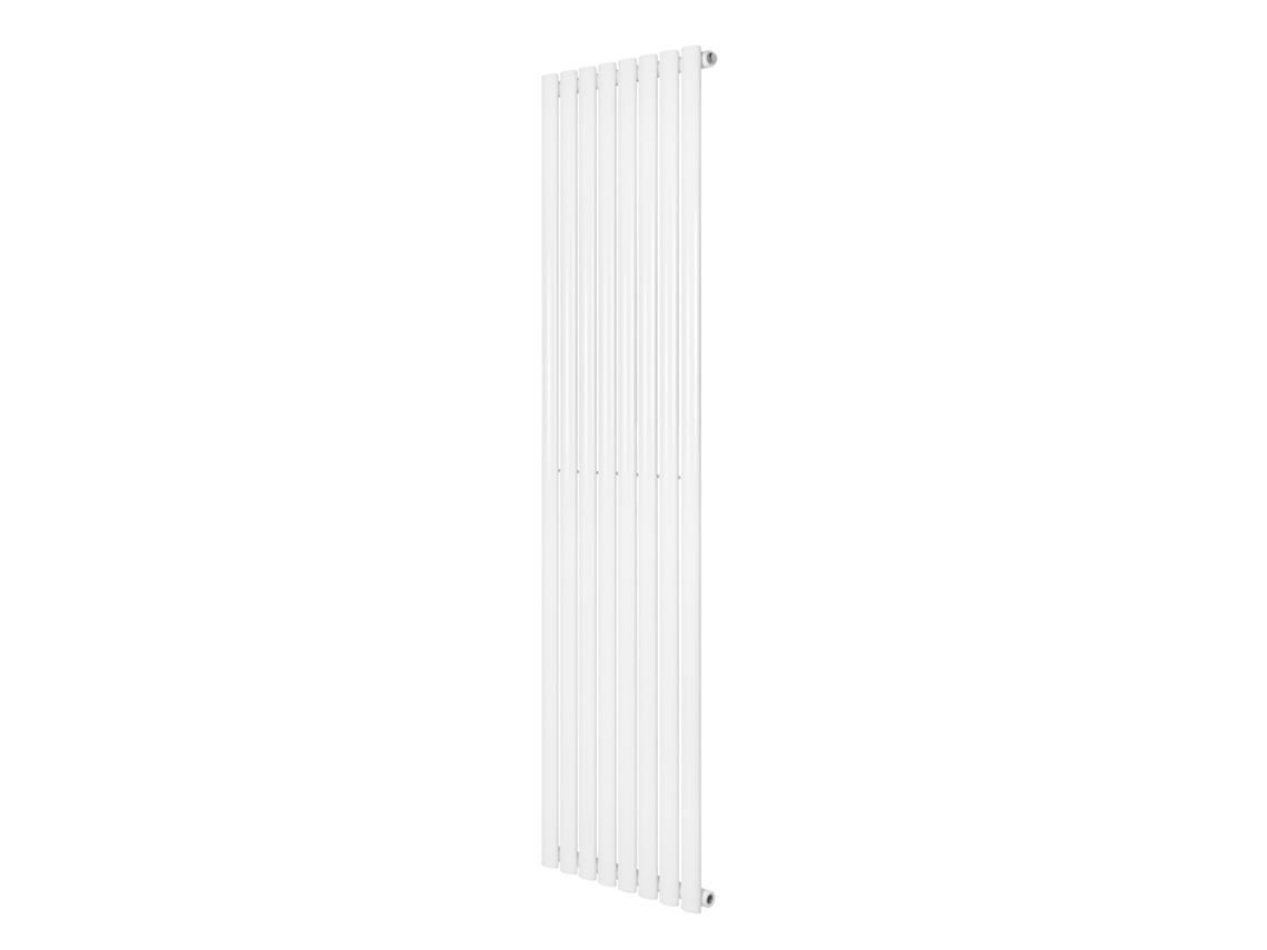 Radiador ovalado de una sola columna 1800x480 mm - Blanco | Acero al carbono, 1,5 mm, 1267 W | Diseño elegante | Alta eficiencia |