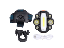Bj-lanterna Frontal Led Multifuncional Com Indução, Ajuste De Ângulo De 90°, Recarregável Via Usb Para Ciclismo Ao Ar Livre