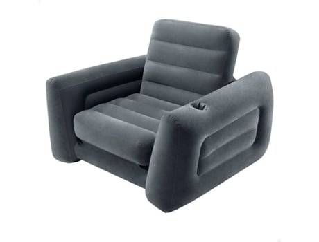 Silla extraíble INTEX Gris PVC
