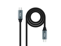 Cable NANOCABLE USB C 10.01.4301-L150 1,5 M Negro 4K Ultra Hd