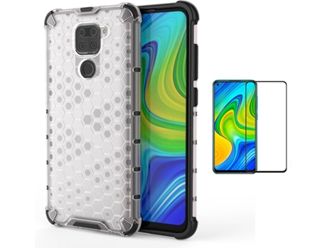 Kit Carcasa y Protector Xiaomi Redmi Note 9 Full Cover Rumble