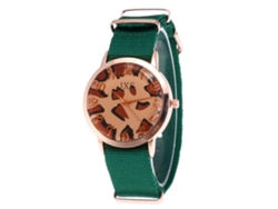Reloj De Mujer Zhoulianfa De Nailon Con Estilo Sencillo Y Movimiento De Cuarzo (verde)