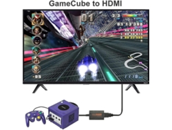Adaptador HDMI para N64, GameCube, SNES y NGC. Plugplay 720p. Sin fuente externa.