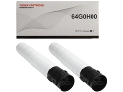 64g0h00 Paquete de 2 cartuchos de tóner negro compatibles con Lexmark Mx910 / Mx911 / Mx912