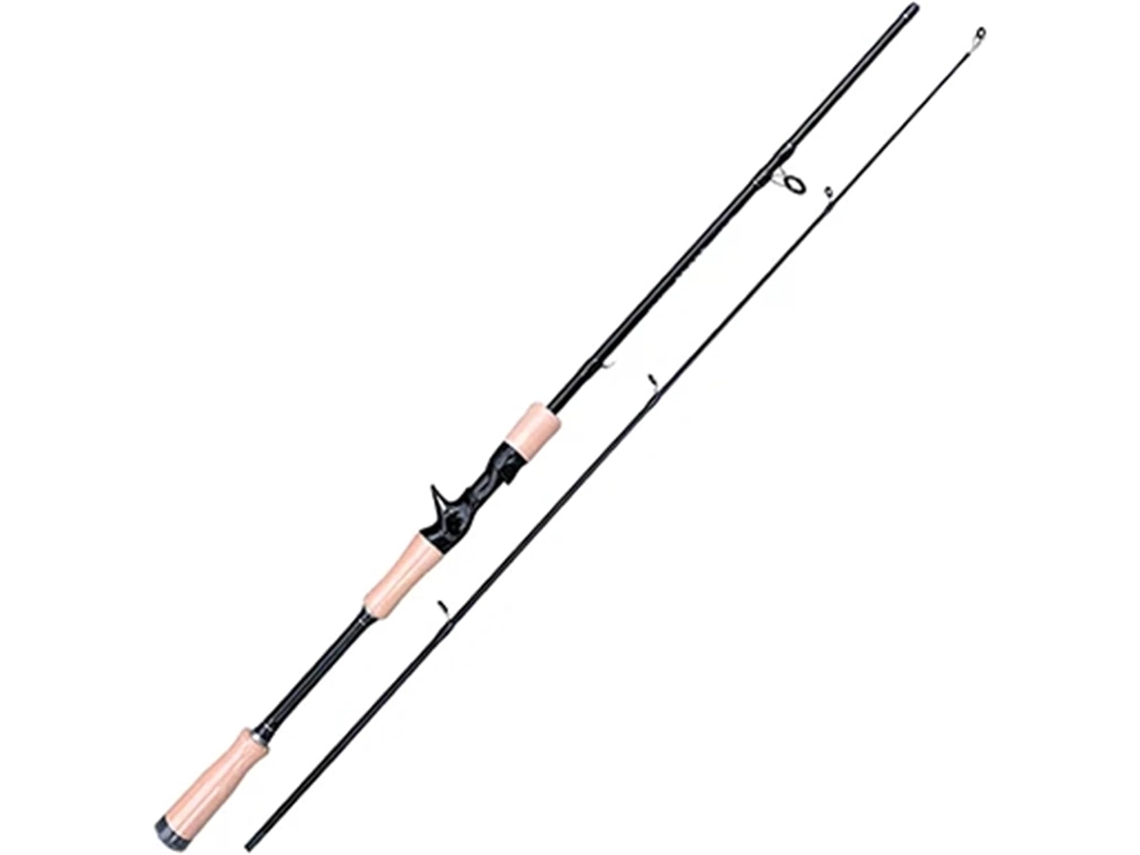 Caña De Pescar 1,65 M (0,8 M) Fibra Carbono Para Casting Y Pesca Con Cebo. Peso: 8-25 G. Línea: 8-15 Lb. Po...
