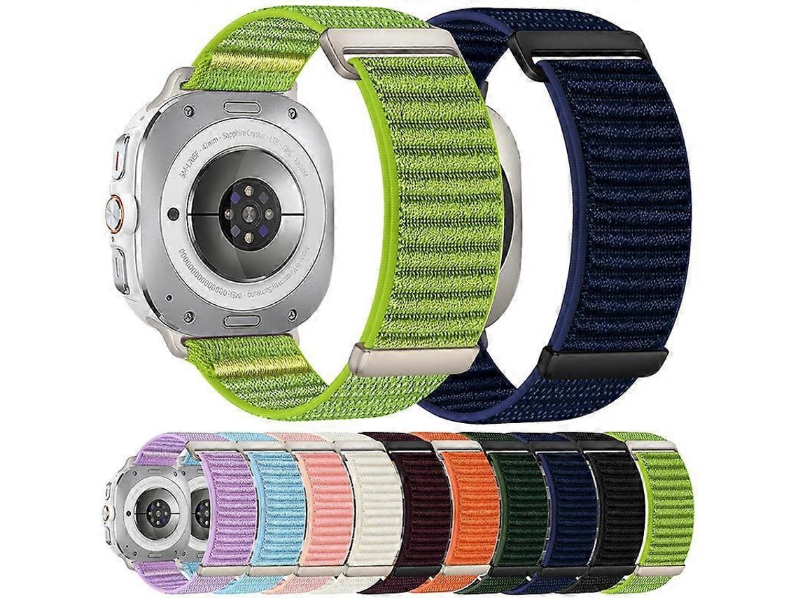 Correa de nailon de dos secciones con estampado de montaña de Xdfind para Samsung Galaxy Watch Ultra / Ultra 2025