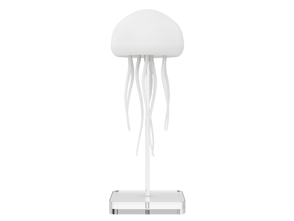 Lámpara inteligente flotante Rosewell con forma de medusa que se activa con el sonido y cambia de color para crear un ambiente creativo.