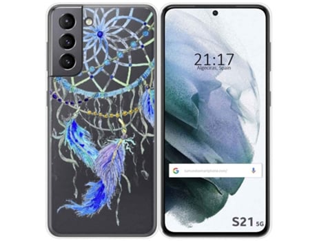 Carcasa Samsung Galaxy S21 5G TUMUNDOSMARTPHONE Dibujos Transparente Multicolor