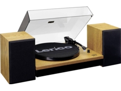 G-DISCOS LENCO LS300 + COLUNAS MADEIRA