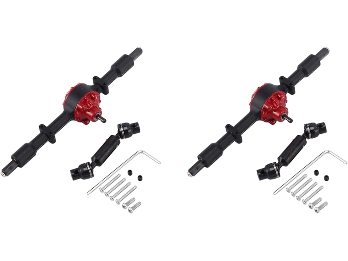 2x Puente De Eje Trasero Metálico Con Eje De Transmisión Para D12 B14 B24 B16 B36 C14 C24 C34 C44