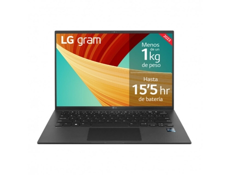 Portátil LG Gram 15 (2023) 15Z90R-G.AP75B (Intel Core i7-1355U - RAM: 16 GB - 512 GB SSD GB)