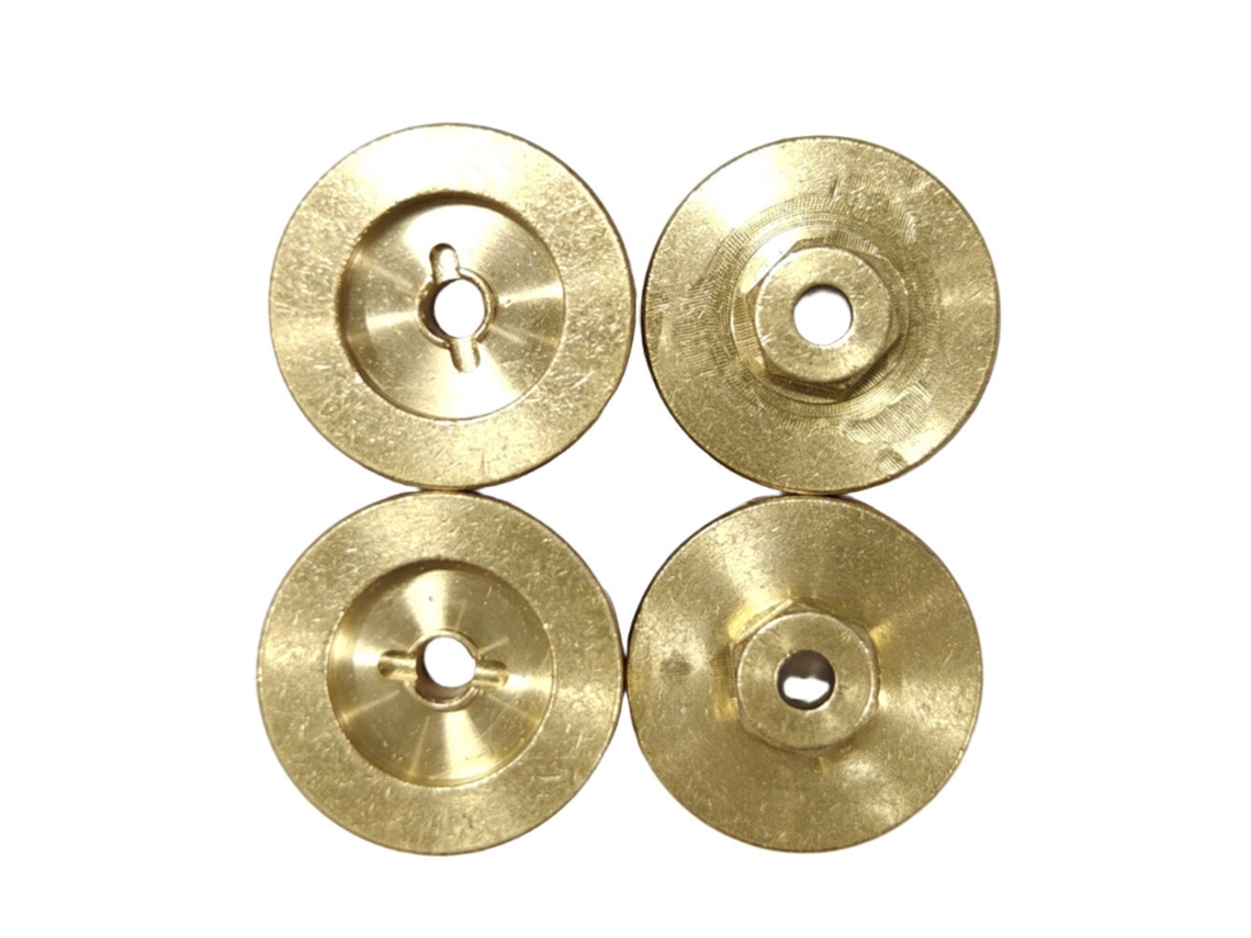 Gold4pcs Ldrc 18401 18499 1/18 Rock Crawler Rc Car Piezas Mejoradas Adaptador Hexagonal De Metal Vehículos Modelos Accesorios De Repuesto Lc0027
