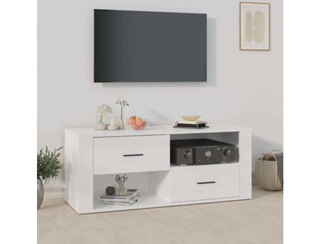 Mueble De Tv VIDAXL Blanco Madera contrachapada (100x35x40 cm)