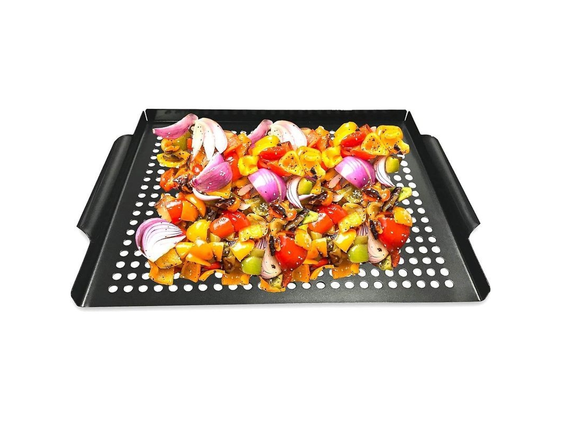 2026altiro-cesta Para Barbacoa, Plancha Antiadherente Gruesa, Accesorios Para Asar Verduras, Pescado, Etc.
