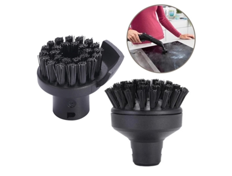 Rascador de cepillo redondo, raspadores negros, cepillos redondos de repuesto para Karcher Sc1 Sc2 Sc3 Sc4 Sc5 Sc7 Easyfix Premium, pieza de aspira...