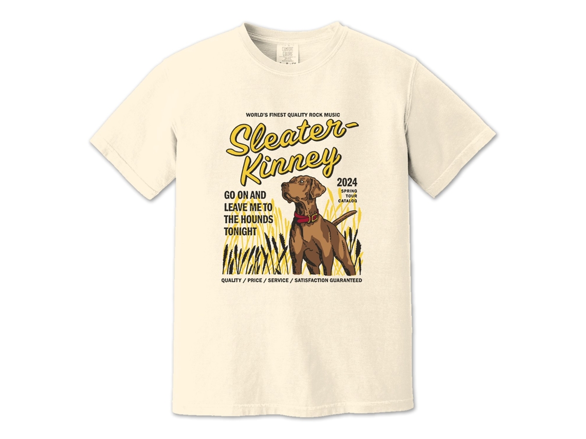 Sleater-kinney Hounds T-shirt Rockinstone Unisex Adults Best Sellers Size:m