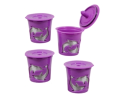 JILLIOPER Cápsulas K reutilizables para cafeteras Keurig, compatibles con filtros de café reutilizables de micromalla de acero inoxidable Keurig, cápsulas K-Cup