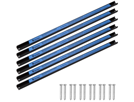 Conjunto de Soportes para Herramientas TECTAKE (60 x 2.2 x 1.1 cm - Acero - Multicolor)