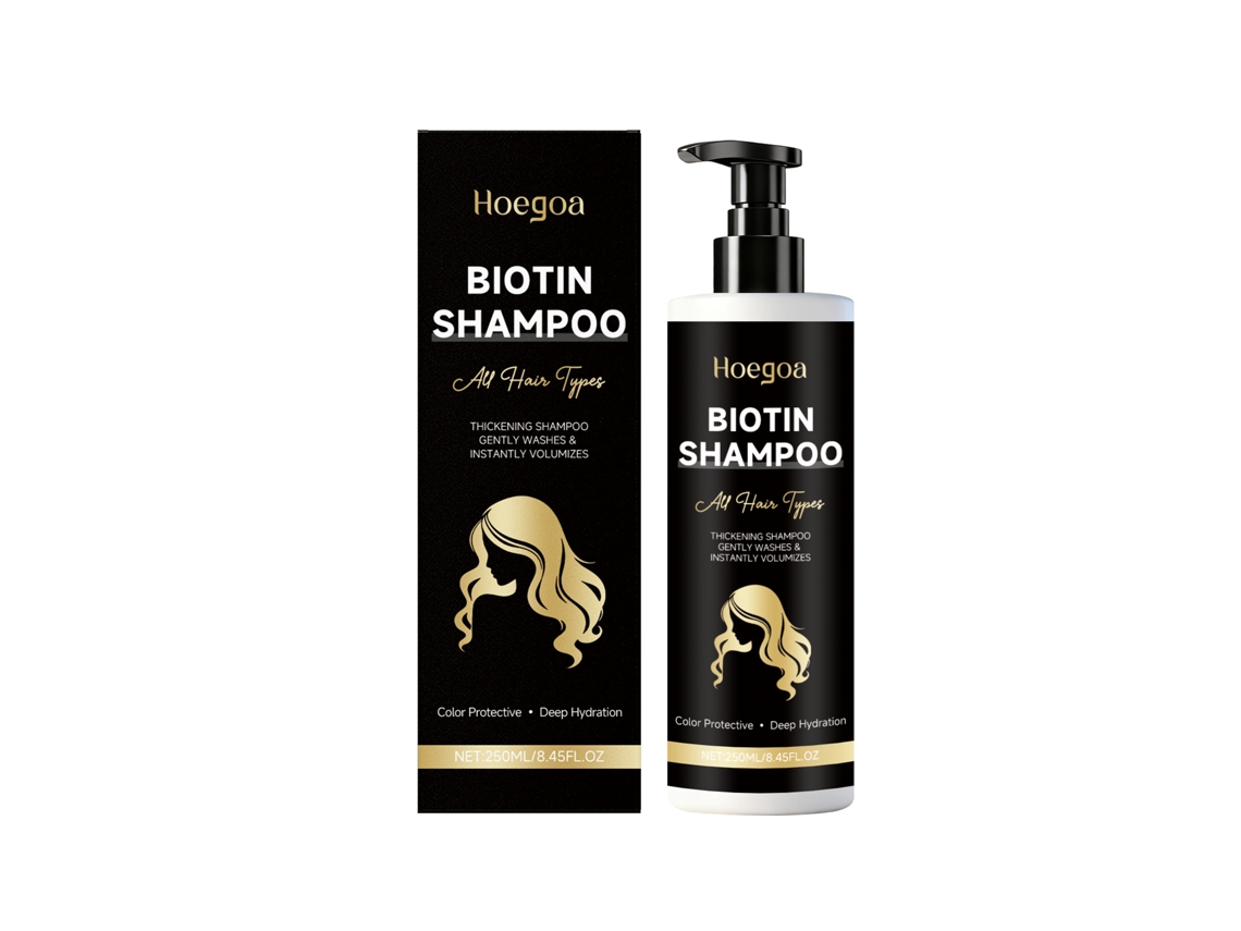 Champú nutritivo e hidratante para un cabello sano y abundante.