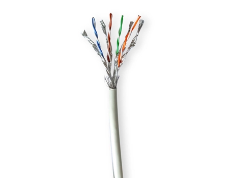Bobina de Cable NEDIS Categoría Cat7 Sólido S/Ftp Blindaje General Sin Drenaje Cobre Puro Longitud 305,0 Metros