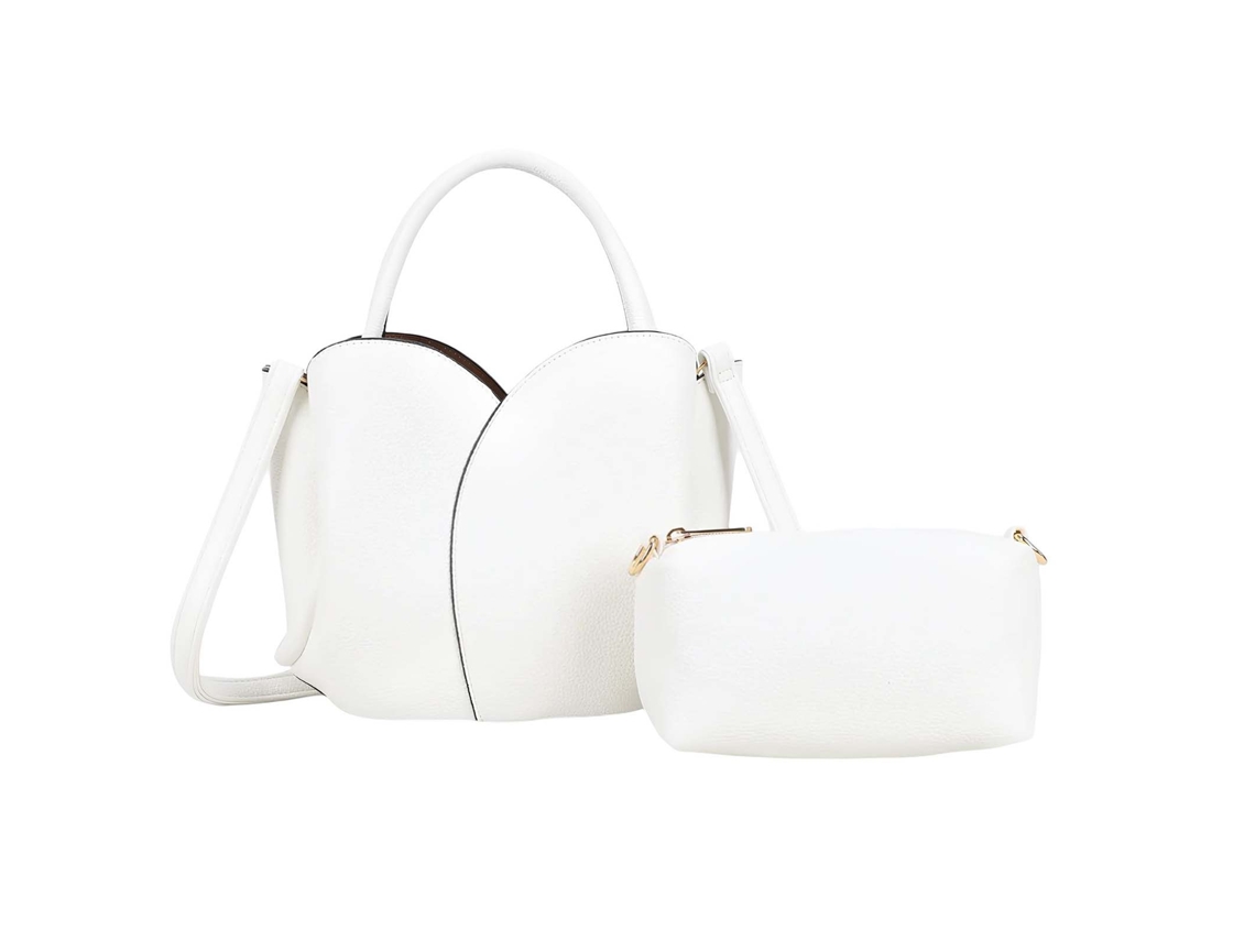 Bolso De Mano Para Mujer Colección Pétalia Con Neceser A Juego Y Bandolera