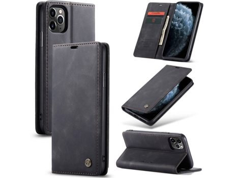 Carcasa iPhone 11 Pro Max Livro Caseme Elite Negro
