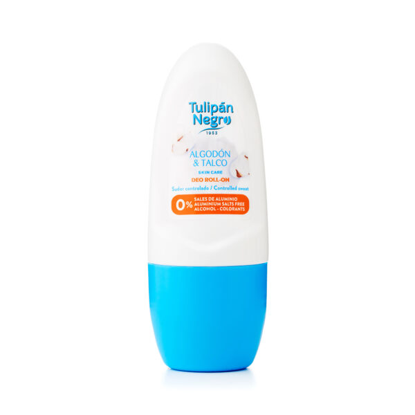 Roll On Deo Algodón Y Talco 50 Ml TULIPAN NEGRO