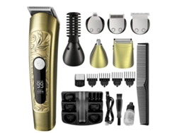 Cortadoras De Pelo Inalámbricas Para Hombres, Kit De Recortador De Barba 6 En 1 Recargable Y Resistente Al Agua