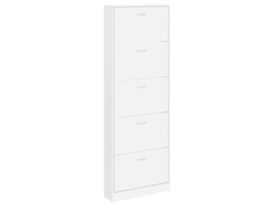 Maison Exclusive - Zapatero Blanco Con 5 Compartimentos