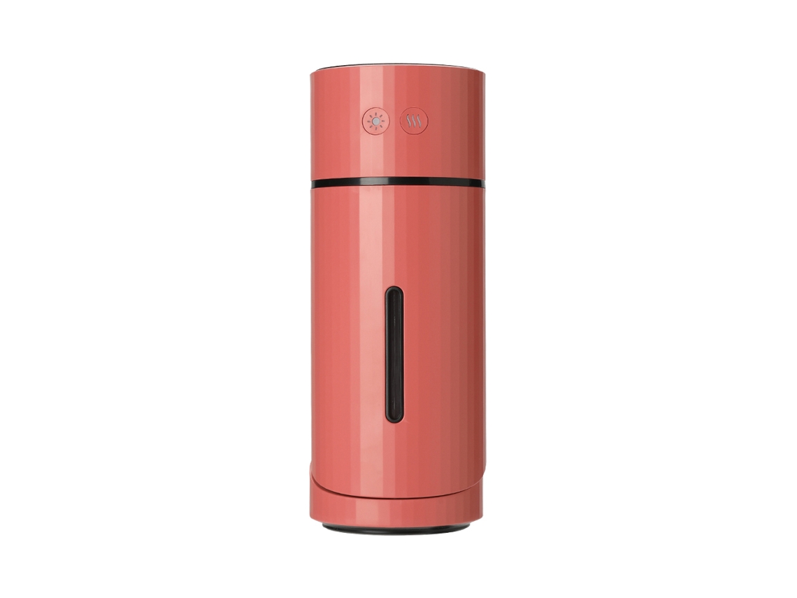 Humidificador Digitallab de 260 ml, ángulo ajustable, humidificación silenciosa, recargable (rojo)