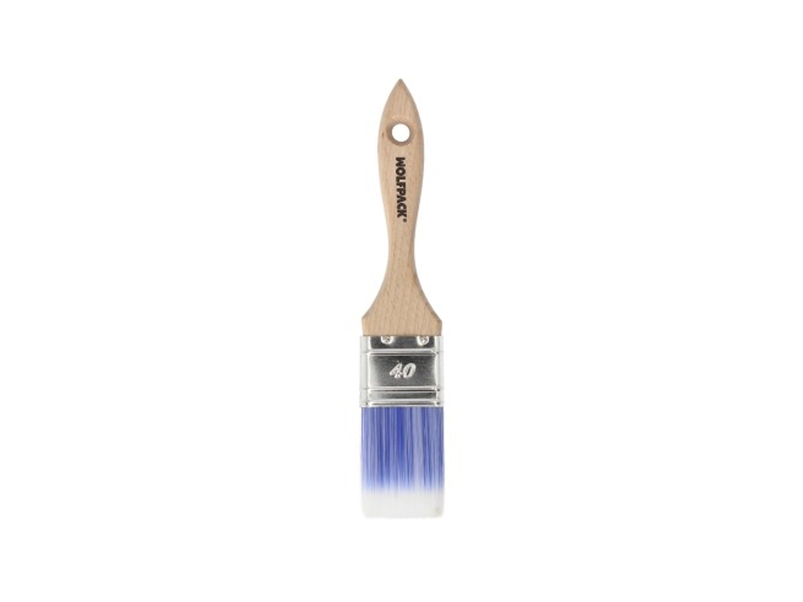 Paletina Profesional Plus Ancho 40 Mm. Cerdas Sintenticas Pbt, Mango Madera Haya Ergonomico, Brocha Pintor, Pincel Pintura