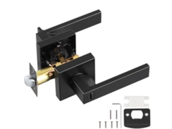 Cerradura de Privacidad Cuadrada con Acabado Mate para Puertas Interiores de 35 y 45 mm Tekmaquinas