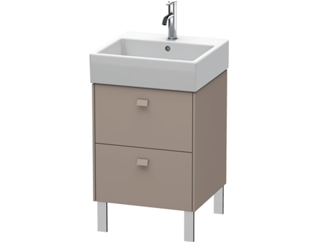 Mueble bajo lavabo DURAVIT Brioso de 48,4 x 45,9 cm 2 extraíbles incl. hueco para sifón y delantal para lavabo Vero Air 235050