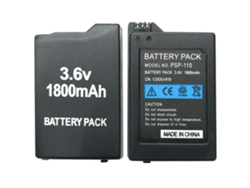 Bateria compatible para Sony PSP 1000, 1001, 1002, 1003, 1004, Fat Gorda, 1800 mAh