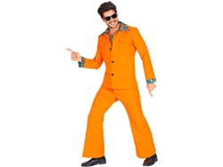 Disfraz de los años 70 Disco naranja para hombre