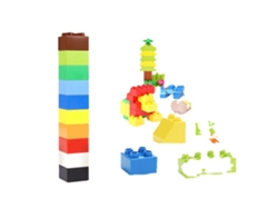 Juego De Bloques De Construcción Coloridos - Fácil Montaje - Juguete Educativo Para Niños Mayores De 3 Años