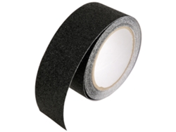 Cinta Autoadhesiva Antideslizante De Pvc De 5 Cm X 5 M, Resistente Al Desgaste, Segura, Negra.