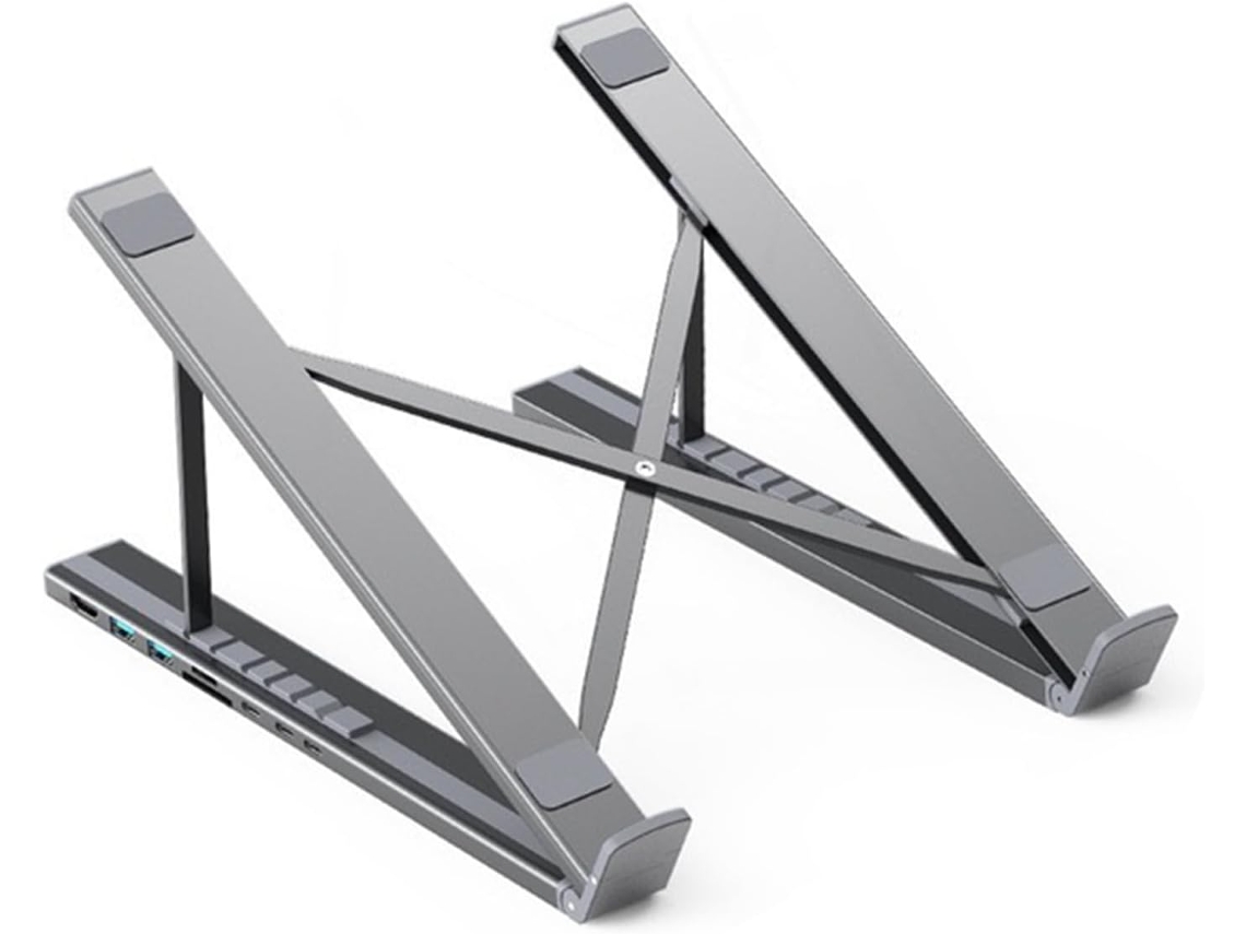 8 Adaptador multipuerto ajustable en altura SFUSHOS para portátil/tableta