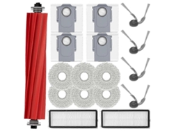 Acessórios de substituição para aspiradores robô Roborock QV 35A / QV 35S: Escova lateral principal, filtro HEPA, pano de limpeza, sacos de pó.