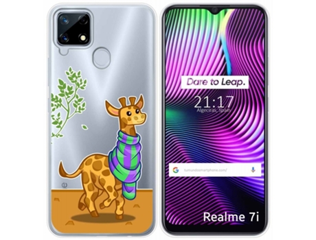 Carcasa Realme 7i / Narzo 30A TUMUNDOSMARTPHONE Dibujos Transparente Multicolor