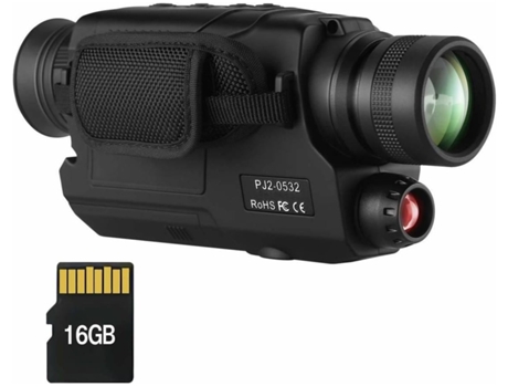 YIZHOOD Monocular de visión nocturna Alcance óptico digital Monoculares de visión nocturna infrarroja Zoom óptico 5X y zoom de dígitos-Negro YIZHOO...