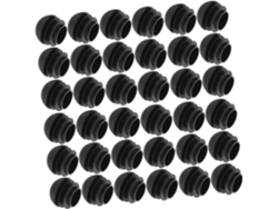 Patas 100 Tapones Plástico Redondos Tubos Tapones Sillas